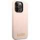 Guess silikona vāciņš iPhone 14 Pro Max GUHMP14XSBPLP rozā
