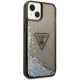 Чехол Guess Liquid Glitter Palm для iPhone 14 Plus Черный