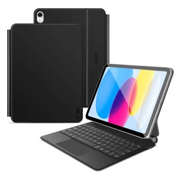 Planšetdatora vāciņš ar tastatūru Tech-Protect iPad 10.9" 2022 / 11" 2025, melns