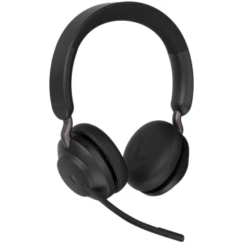Jabra Evolve2 65 MS Stereo Wireless PC Headset, Bluetooth, USB-A, Black