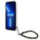 Guess Pearl caurspīdīgs vāciņš iPhone 13 Pro / 13 ar pērļu piekariņu