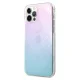 Чехол Guess для iPhone 12 Pro Max 4G 3D Pattern, синий/розовый