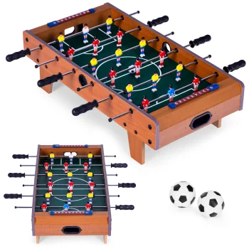 Деревянный мини-настольный футбол для детей Ecotoys, 69x35,5 см