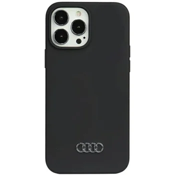 Vāciņš iPhone 13 Pro Max 6.7" Audi Silicone Case, melns