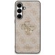 Guess PU Leather 4G Metal Logo Case for Samsung Galaxy S25 FE Pink