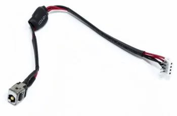 Разъем питания с кабелем TOSHIBA Satellite A500, L455, L455D, L555, L555D