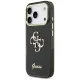Guess IML 4G Script Metal Phone Case Cover iPhone 17 Pro Max - black