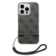 Guess 4G Print Strap iPhone 14 Pro vāciņš, Black
