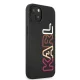 Karl Lagerfeld Multipink Brand vāciņš iPhone 13 mini, melns