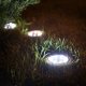Dārza solārās zemes lampas KX5255, 8 LED, IP65, 12 gab., auksti balts