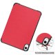 Apple iPad mini (2024) (A2995) Trifold Protective Cover Case, Red | Planšetes Vāciņš Maciņš Apvalks Grāmatiņa