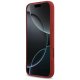 Guess Silicone Script Metal Logo MagSafe Phone Case Cover iPhone 17 Pro Max - Red
