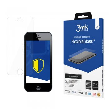 3MK Apple iPhone SE Lokāms Aizsargstikls Telefonam | Flexiable Tempered Glass Screen Protector
