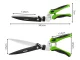 DIVODV Garden Grass and Hedge Shears, 180° Rotatable, Green