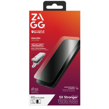 ZAGG Invisibleshield Glass Elite rūdītais aizsargstikls iPhone 17 Pro | Tempered Glass Screen Protector