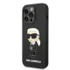 Чехол Karl Lagerfeld Silicone Ikonik MagSafe для iPhone 14 Pro Max, черный