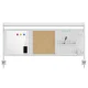 Настольный органайзер / перегородка Ergo Office ER-300 W, белый
