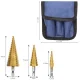 Pakāpju konusveida urbji - 3 gab. Bigstren 21640 | Step cone drill bits pcs.