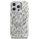 Karl Lagerfeld iPhone 16 Pro Max Case IML Karl Script Pattern MagSafe, White