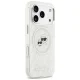 Karl Lagerfeld IML Glitter Karl&Choupette Heads Logo MagSafe чехол для iPhone 17 Pro - Серый