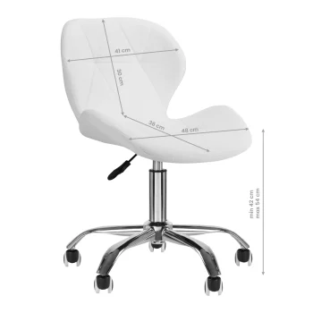 Косметологический табурет 4Rico QS-06, белый