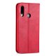 Samsung Galaxy A20s (SM-A207F/DS) AZNS Leather Stand Case Cover with Card Slots, Red