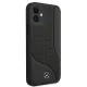 Чехол Mercedes для iPhone 12 mini Perforated Area, черный