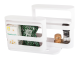 Kitchen Spice Organizer for Cabinet, Expandable, White