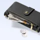 Кожаный чехол Dux Ducis Lawa для Samsung Galaxy S25 с магнитным кошельком,...