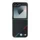 BMW Carbon Tricolor vāciņš Samsung Galaxy Z Flip 6, Melns