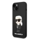 Karl Lagerfeld Silicone Ikonik MagSafe vāciņš iPhone 14 Plus, Melns