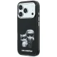 Karl Lagerfeld Smooth Karl & Choupette MagSafe vāciņš priekš iPhone 18 Pro Max / 17 Pro Max, melns