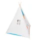 Children\'s tipi play tent with window and wooden frame, ECOTOYS