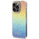 Guess iPhone 14 Pro vāciņš IML Faceted Mirror Disco Iridescent, daudzkrāsains