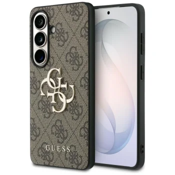 Guess IML Big Metal 4G ümbris Samsung Galaxy S26 jaoks, pruun