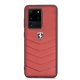 Ferrari Samsung Galaxy S20 Ultra Case Heritage Quilted, Red