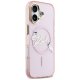 Karl Lagerfeld IML Choupettes Karl Script Logo MagSafe iPhone 17 vāciņš – rozā | Phone Case Cover