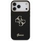 Guess Fixed Glitter Big 4G Metal Frame чехол для iPhone 17 Pro Max - черный