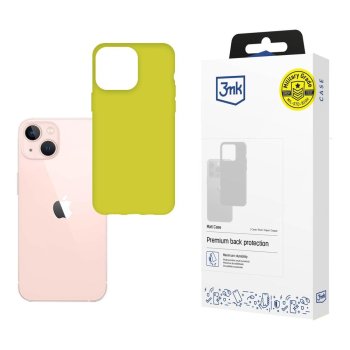 Phone Case Cover iPhone 14 from the 3mk Matt Case series - lime green