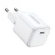 Ugreen Nexode mini CD318 GaN 20W USB-C lādētājs PD 3.0 / QC 4.0, balts