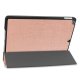 Apple iPad 10.2\" 2019 / 2020 / 2021 - Vāks Apvalks Pārvalks | Tri-fold Leather Case Cover, Rose Gold