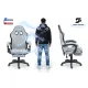 Ergonomisks spēļu krēsls ar kāju balstu Lokar Sofotel