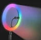 Кольцевая лампа LED RGB 30см со штативом 210см, черная