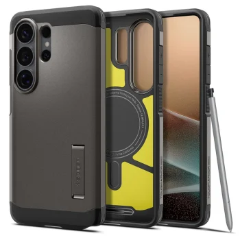 Spigen Tough Armor Mag vāciņš priekš Samsung Galaxy S26 Ultra, pelēks
