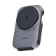 Magnētiskais bezvadu lādētājs 3 in 1 MagFusion Aukey LC-MC312, 15W Qi2 (pelēks) | Magnetic Wireless Charger (gray)