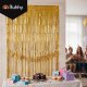 Ruhhy Decorative Curtain 100x200 cm, Gold