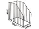 Two-Tier Metal Corner Shelf for Kitchen and Bathroom, Mixed Colors