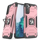 Samsung Galaxy S22 Ultra 5G (SM-S908) Wozinsky Ring Armor Case Cover, Gold Pink | Telefona Maciņš Vāciņš Apvalks Bampers