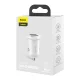 Автомобильное зарядное устройство Baseus Grain Pro 2x USB 4.8 A белое (CCALLP-02)