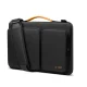 Tech-Protect Defender Laptop Bag 13-14\", Black and Orange